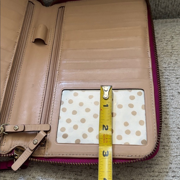 Kate Spade Fuchsia Large Zip Wallet - Picture 16 of 17
